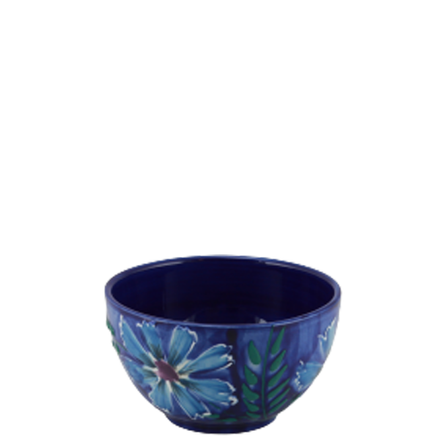 Anna blå skål 13,5 cm spansk keramik farverik keramik håndmalet