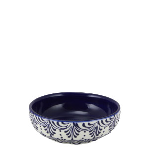 Skål 15 cm Malaga serien udvendig dekoration spansk keramik farverig keramik håndmalet