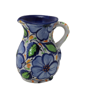 Vandkande Almáchar serienen volumen 1250 ml 19 cm høj spansk keramik farverig keramik håndmalet