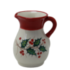 Vandkande Farmors Jul serienen volumen 1250 ml 19 cm høj spansk keramik farverig keramik håndmalet