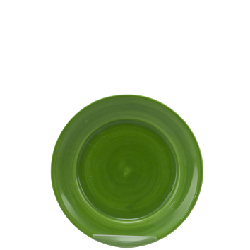 desserttallerken Ø 18,5 ensfarvet grøn spansk keramik farverig keramik håndmalet