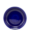 Dyb tallerken Æ 22,5 cm ensfarvet mørk blå spansk keramik farverig keramik
