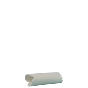 Hvidløgspeeler. L = 12 cm. Hvidt silikonerør med plads til hvidløget inde i røret. Velegnet til at pille skal af hvidløg.