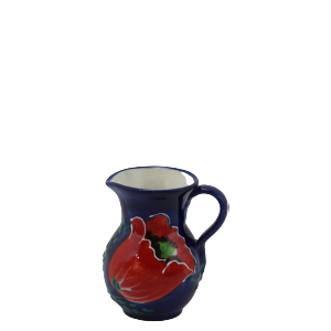Anna rød mælkekande 200 ml spansk keramik farverik keramik håndmalet