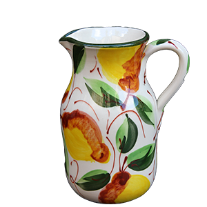 Vandkande i Lemón-serien i håndlavet og håndmalet spansk farverigt keramik farveglæde og eksklusivt