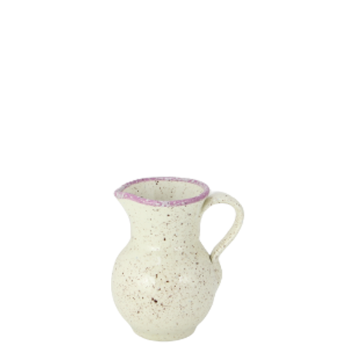 Mælkekande i farverig keramik. Håndforarbejdet og håndmalet spansk keramik