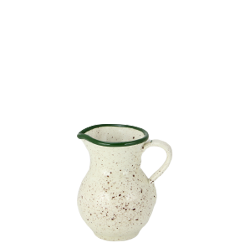 Mælkekande i farverig keramik. Håndforarbejdet og håndmalet spansk keramik