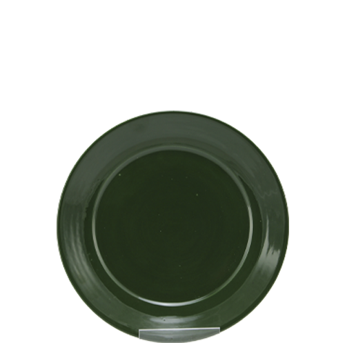 Frokosttallerken med kant i farverig keramik. Håndforarbejdet og håndmalet spansk keramik