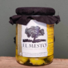 Spanske oliven fra El Mesto lavet ud fra gamle traditionelle opskrifter der er lavet gennem generationer. Spanske specialiteter.
