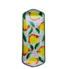 aflangt fad med dekoration af citroner. håndmalet keramik fra spanien. farverig keramik