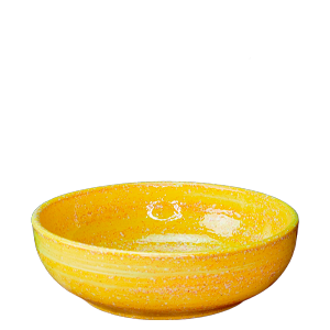 Skål i 18 cm i diameter i flotte farver. Håndmalet og håndlavet i spanien. Farverig keramik