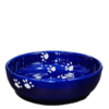 Azul Cobalto.huellas skål 23 cm. Spansk keramik. håndmalet.