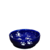 Azul Cobalto huellas skål 15 cm. Spansk keramik. håndmalet.