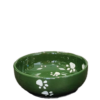 Oliva huellas skål 15 cm. Spansk keramik. håndmalet.