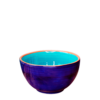 skål i 13,5 cm i 3 håndmalede farver. håndlavet og håndmalet spansk keramik. farverig keramik